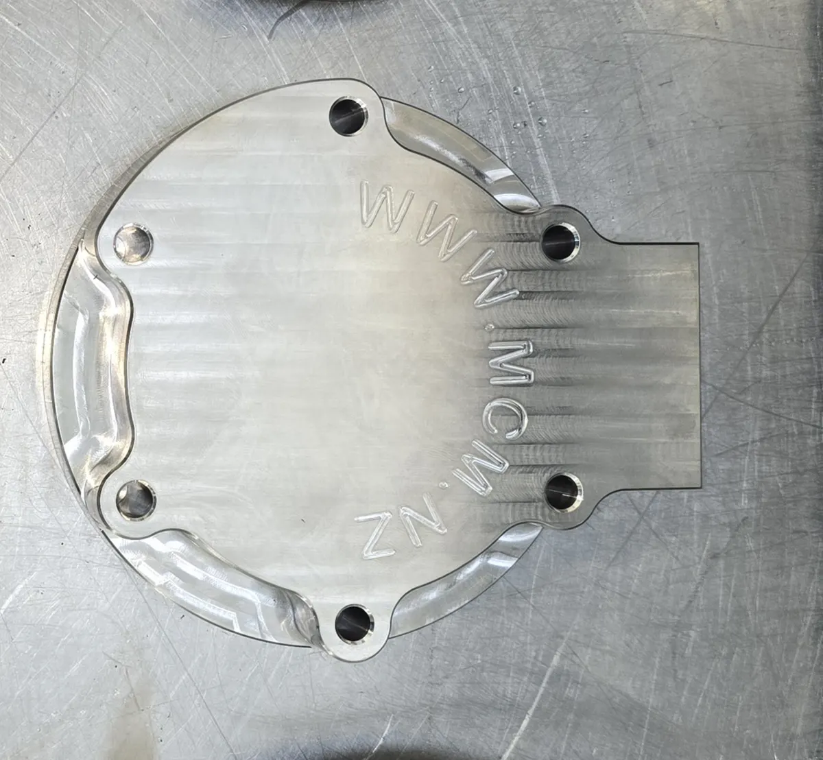 Reengineered heat exchanger caps, second view