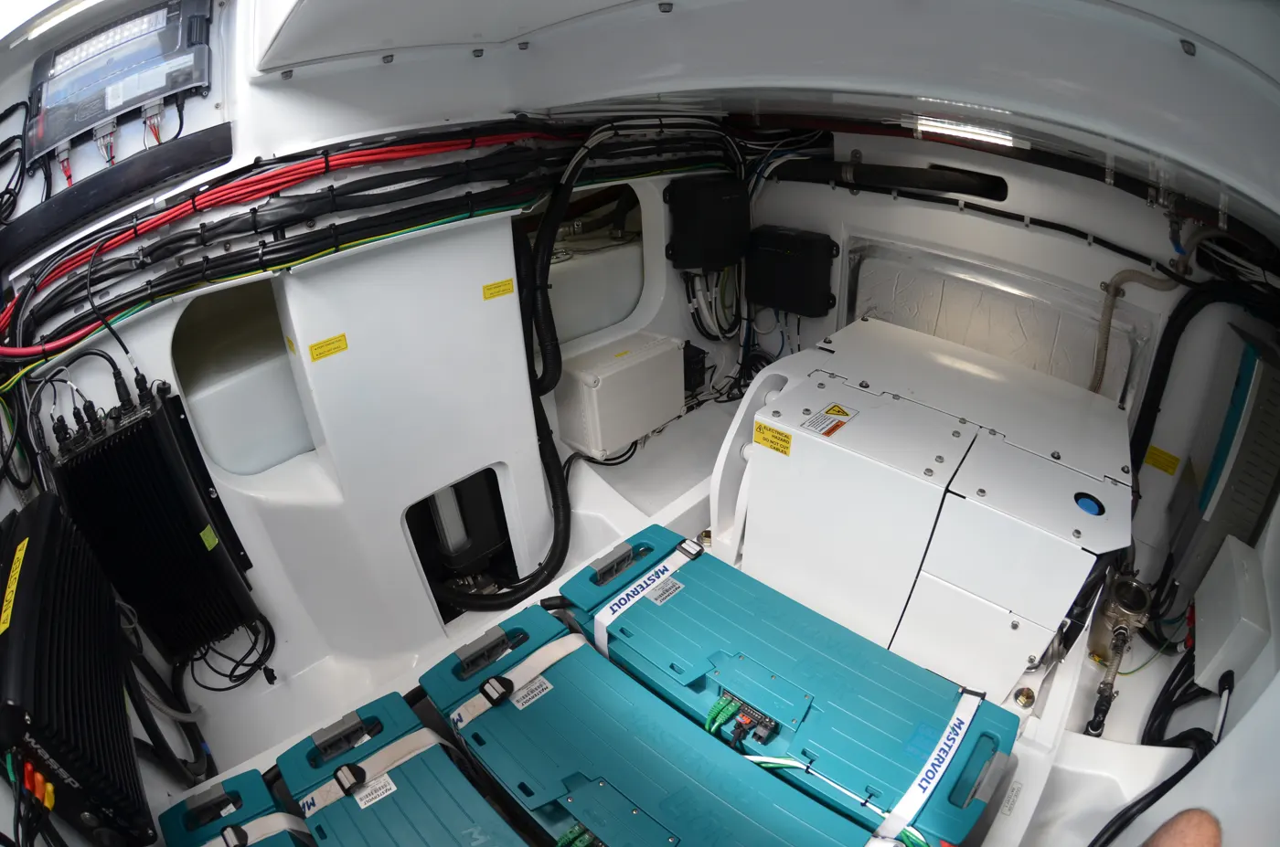 Mastervolt lithium house bank installed and wired at Marsden Cove Marine